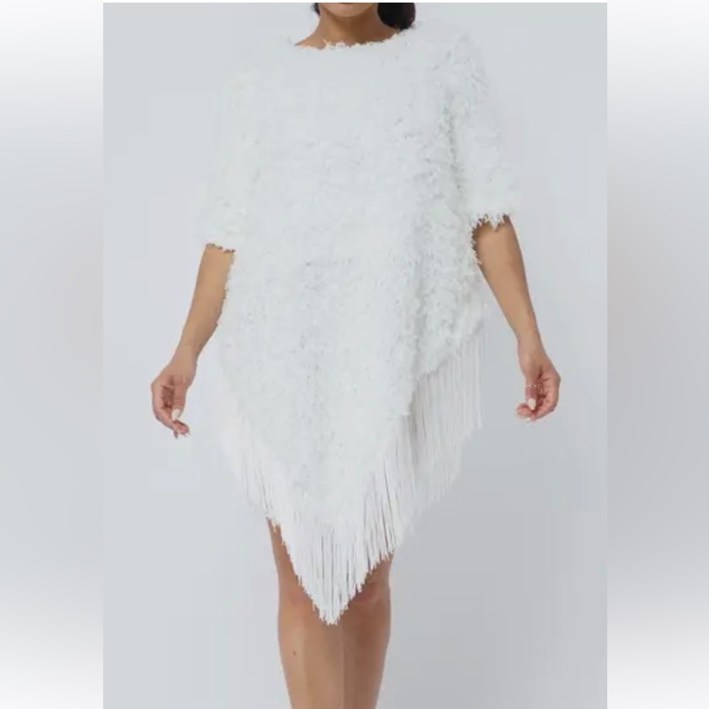 Elegant White High Low Dress